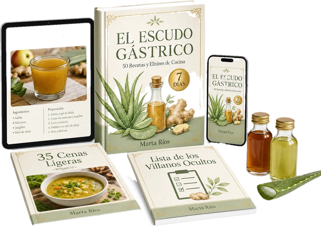 Kit El Escudo Gástrico: libro, tablet, celular y guías extra